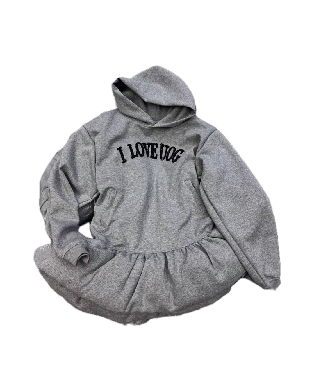 バルーンヘムフーディワンピース