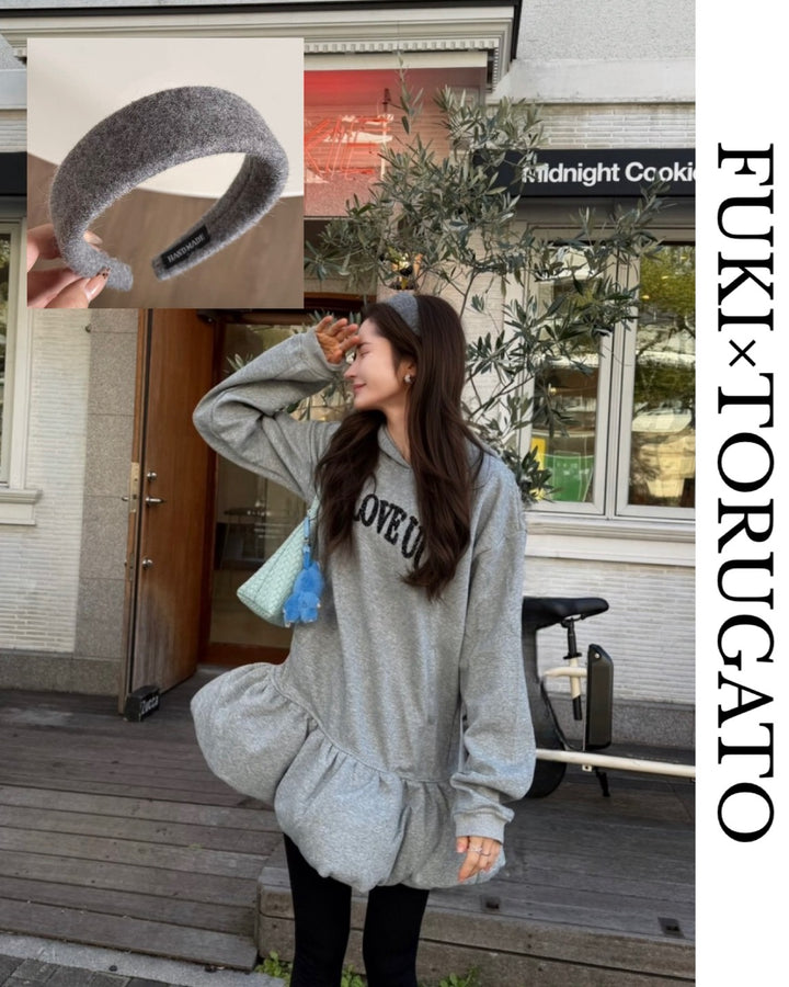 ウールタッチボリュームカチューシャ