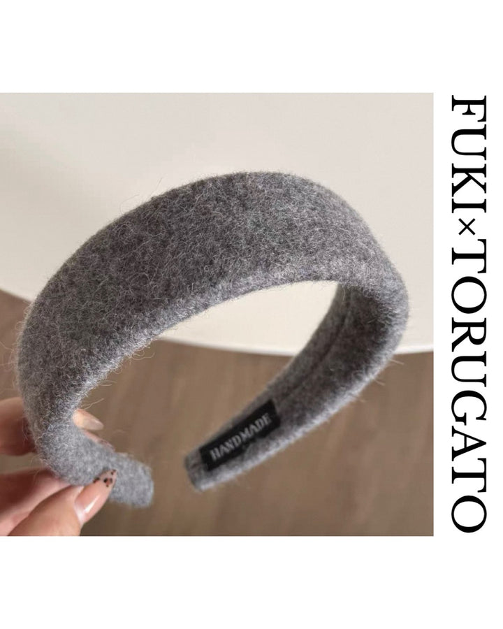 ウールタッチボリュームカチューシャ