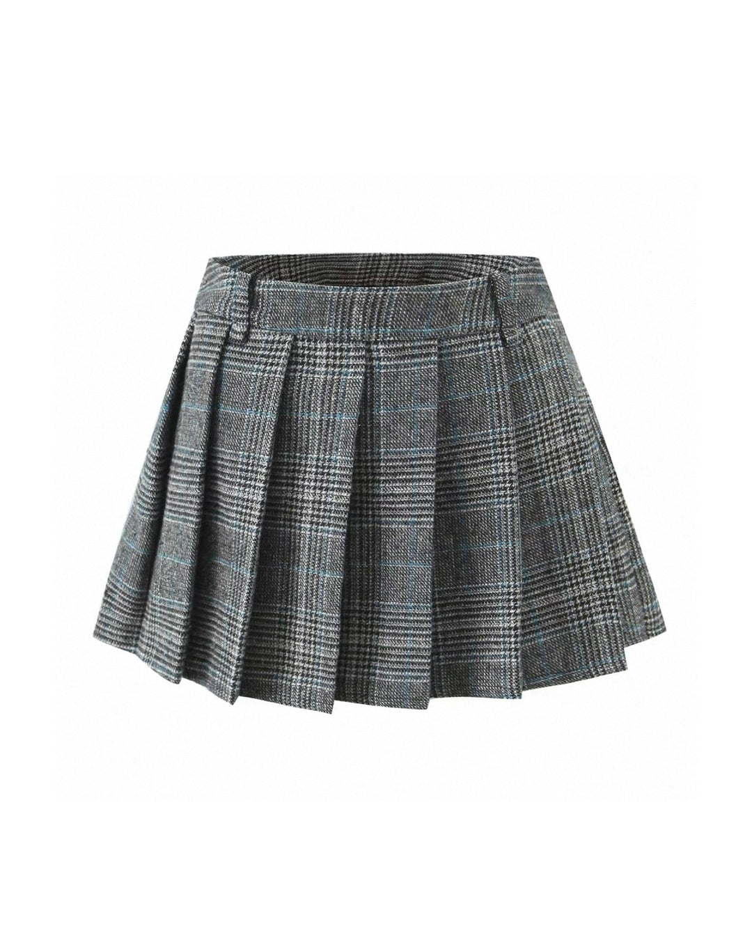 グレンチェックプリーツスカート