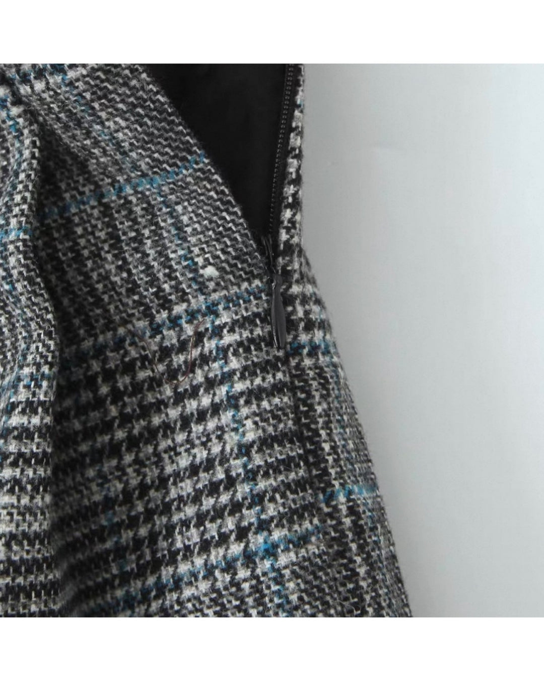 グレンチェックプリーツスカート