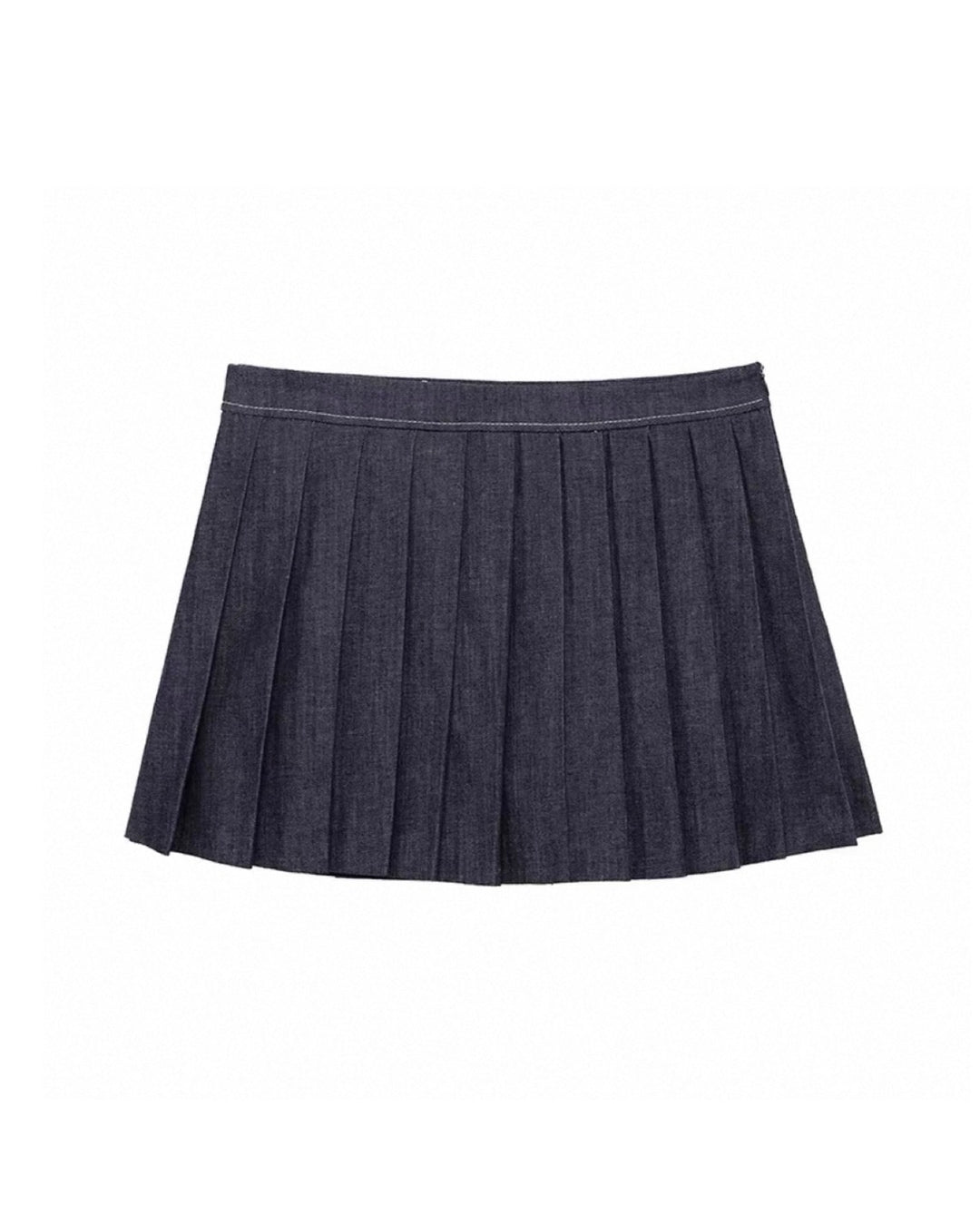 デニムブルゾン×スカートセットアップ