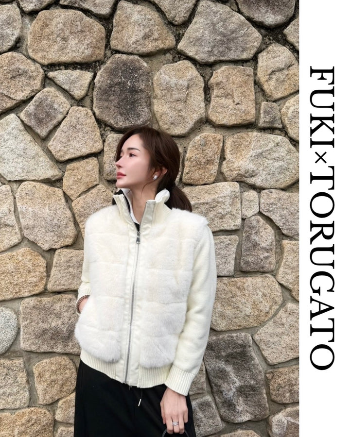 エコファードッキングニットブルゾン