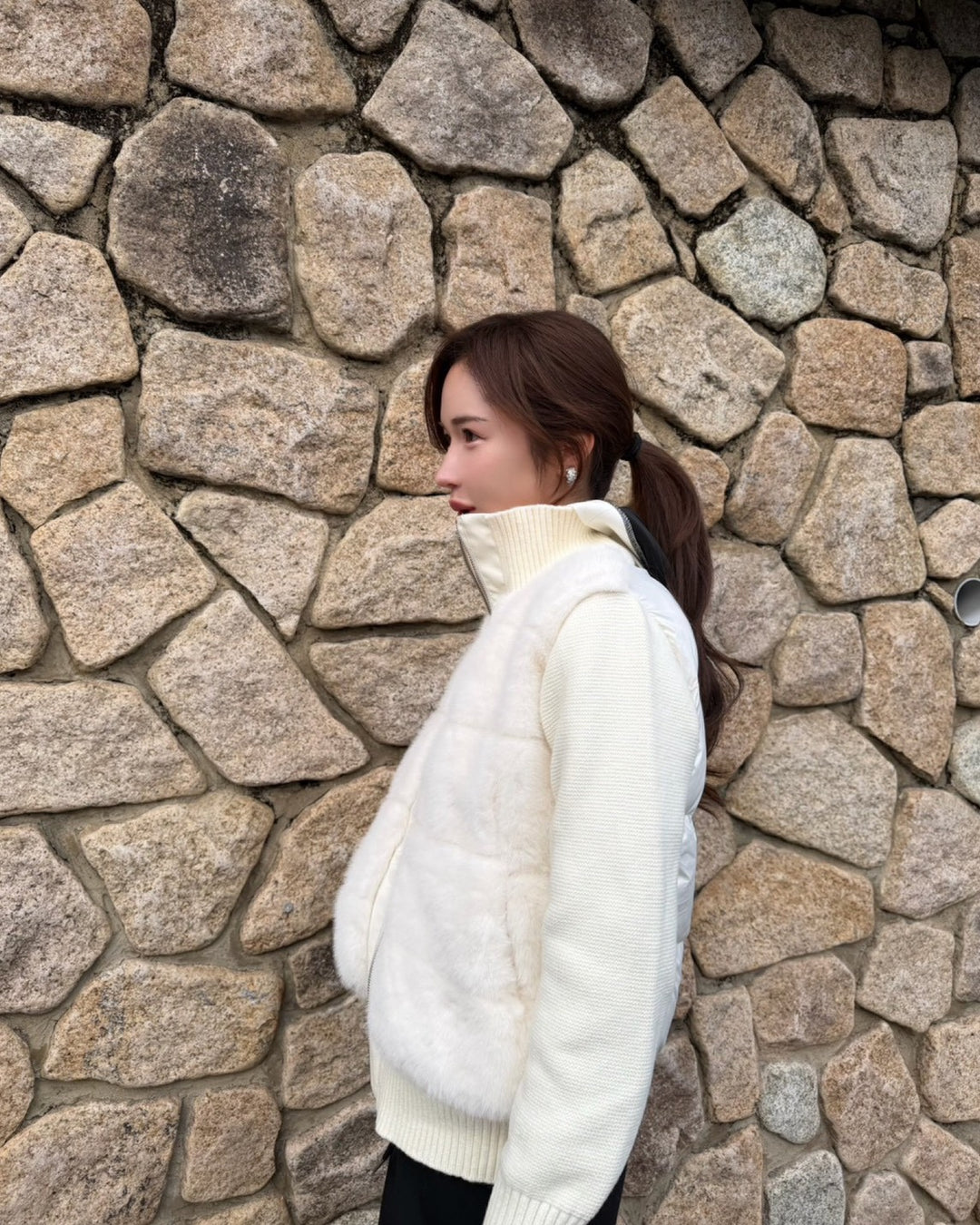 エコファードッキングニットブルゾン