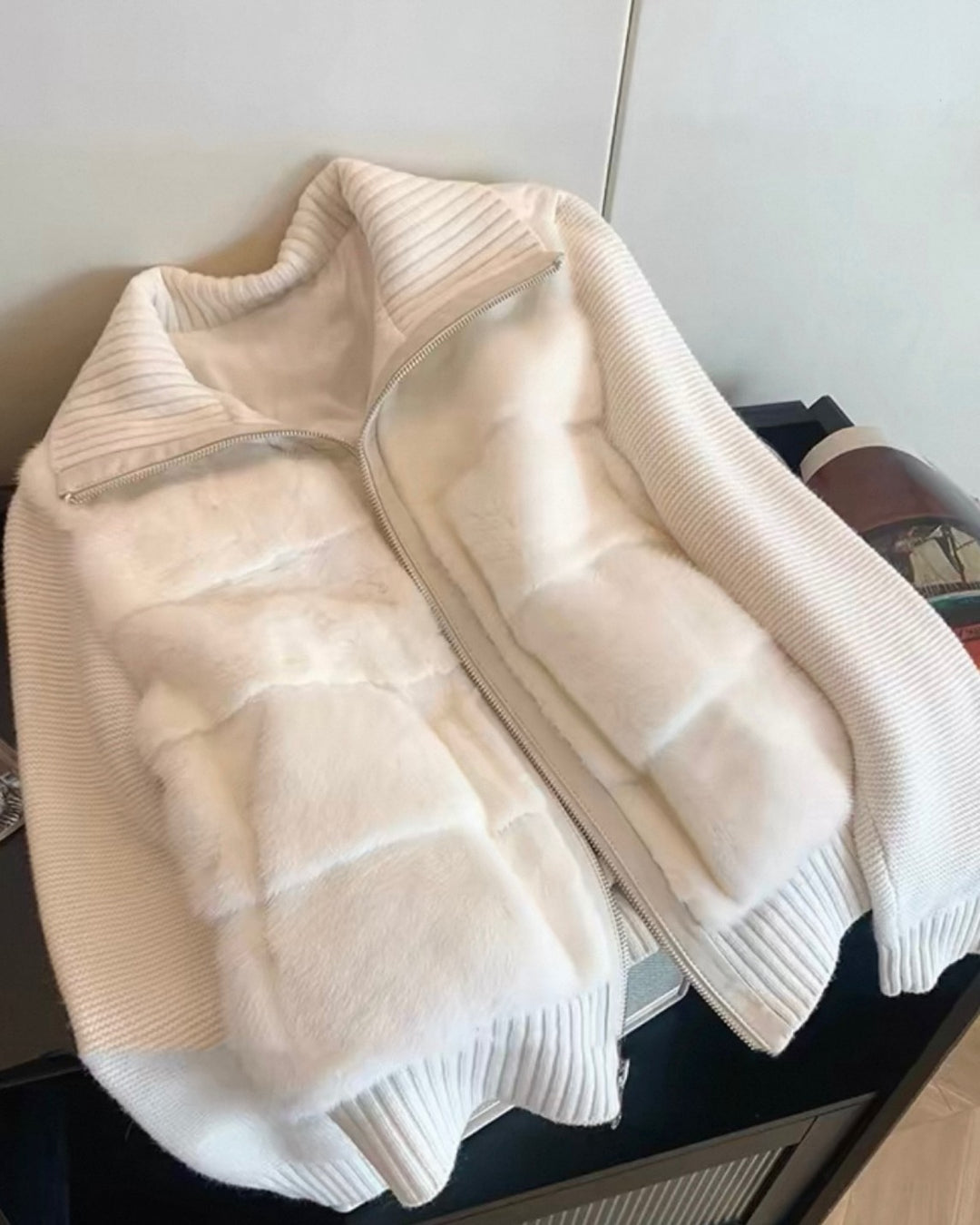 エコファードッキングニットブルゾン