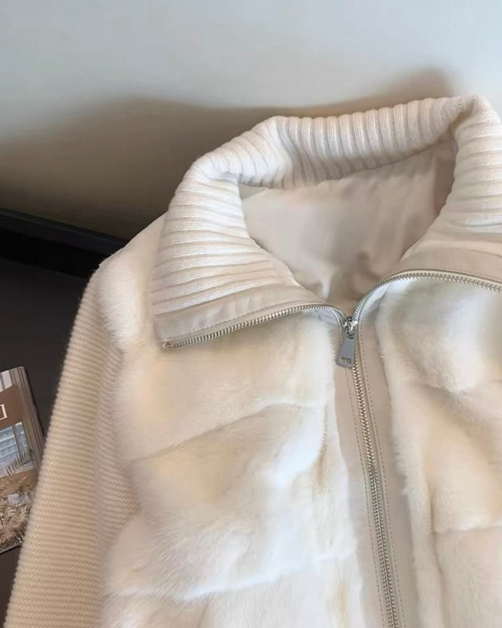 エコファードッキングニットブルゾン