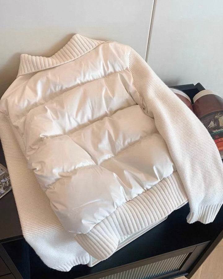 エコファードッキングニットブルゾン