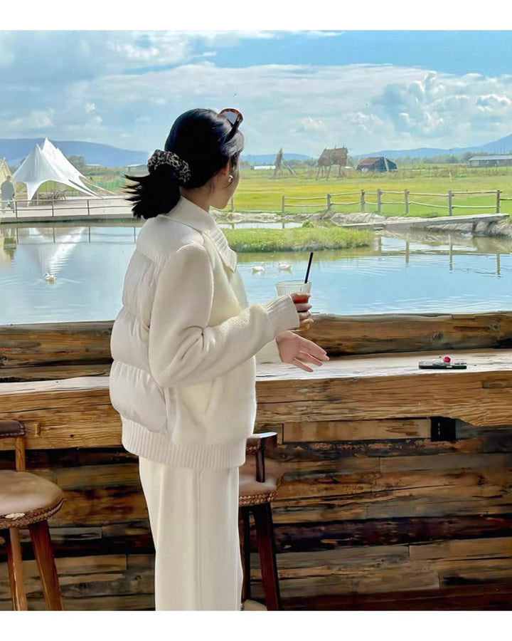 エコファードッキングニットブルゾン