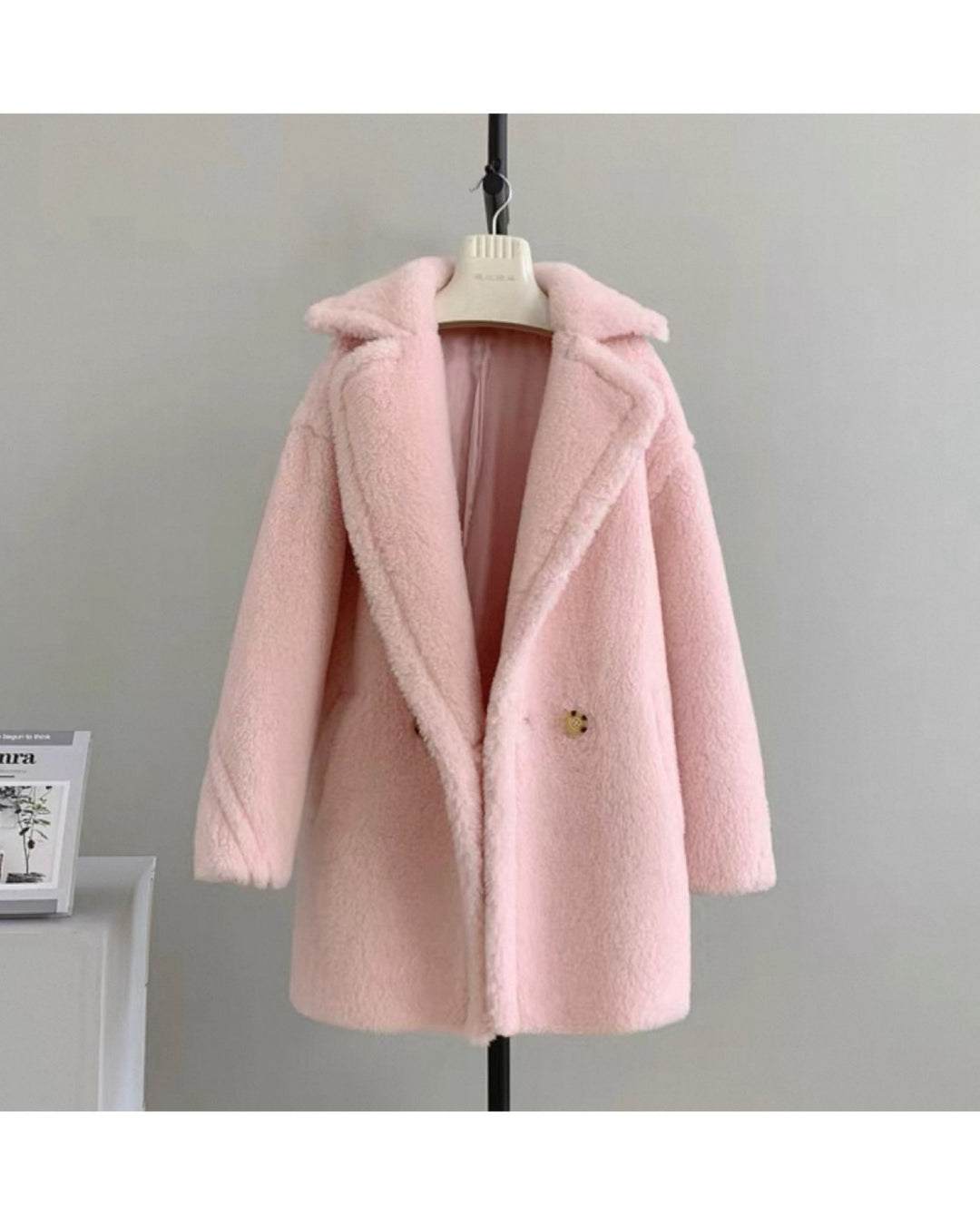 【XSピンク即日発送】プレミアムテディボアコート