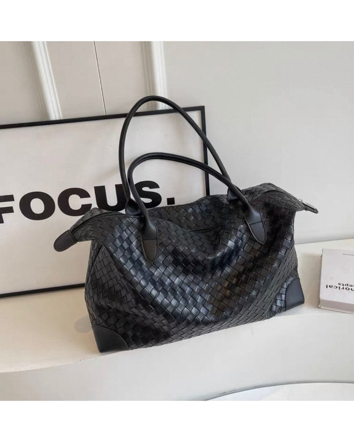 イントレチャートボストントートバッグ