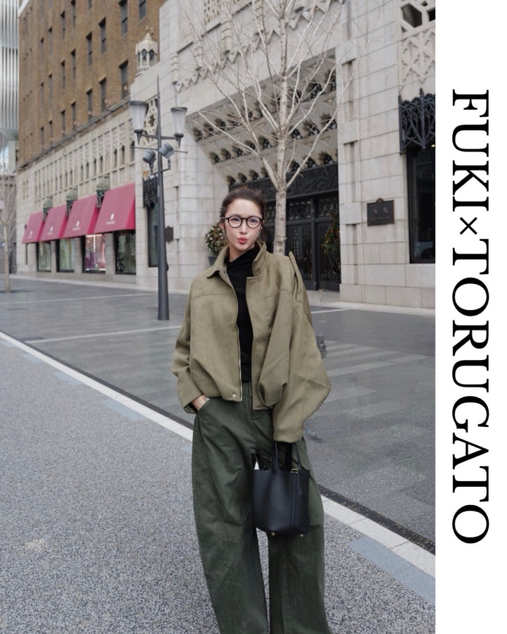 ヴィンテージタッチバルーンブルゾン