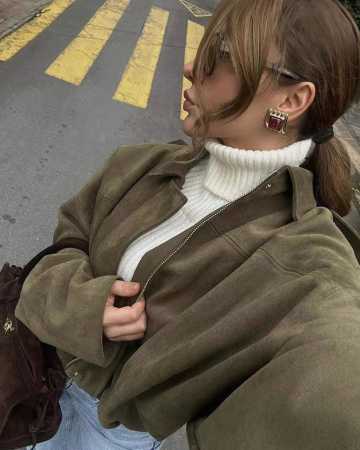 ヴィンテージタッチバルーンブルゾン