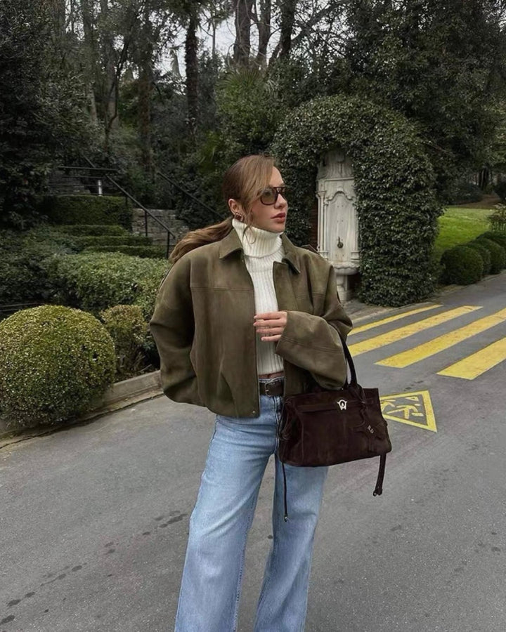 ヴィンテージタッチバルーンブルゾン