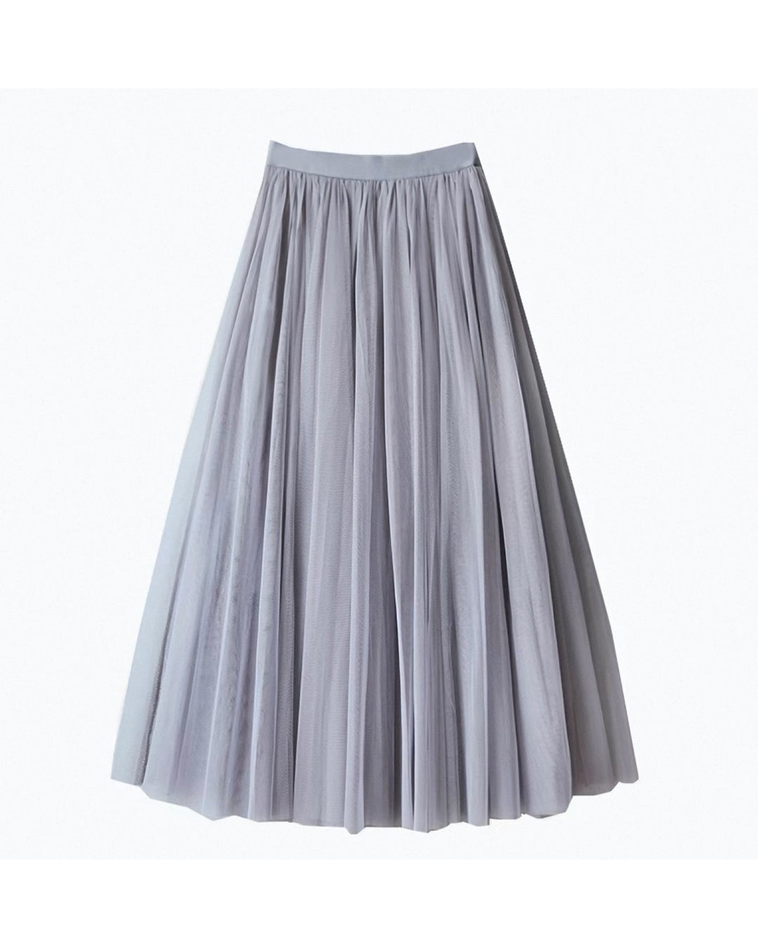 【ブラック即日発送】チュールボリュームロングスカート