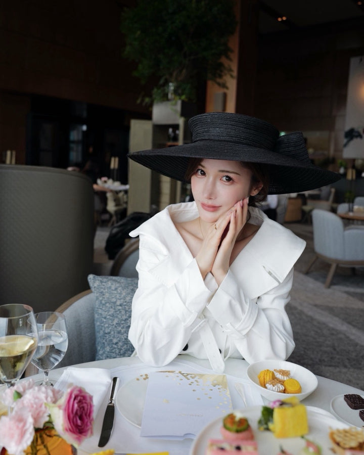 ワイドカラーウエストシェイプジャケット