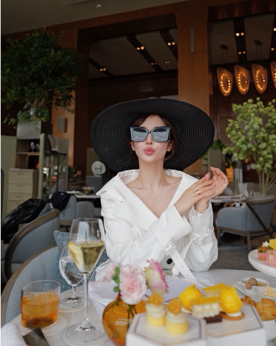 ワイドカラーウエストシェイプジャケット