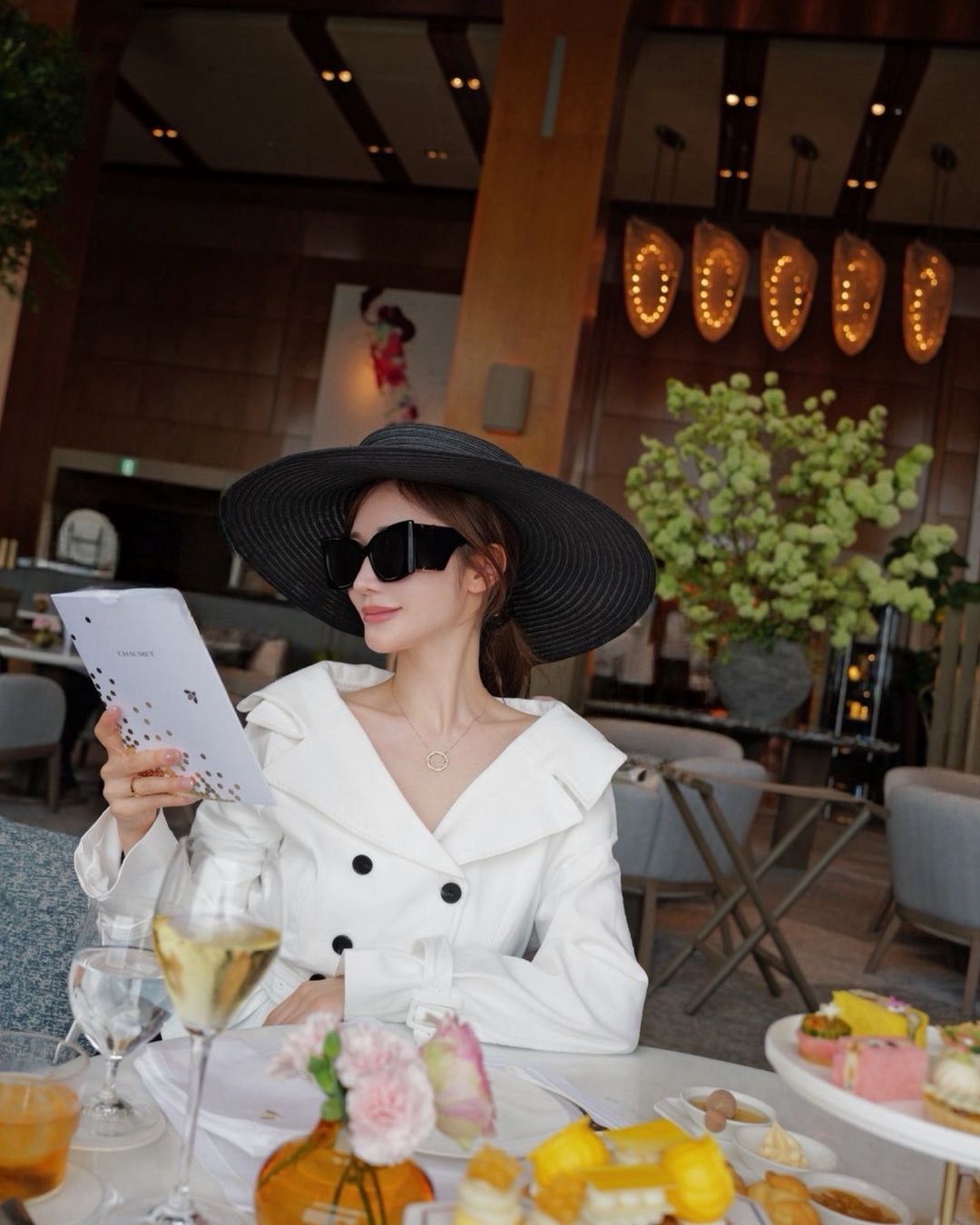 ワイドカラーウエストシェイプジャケット