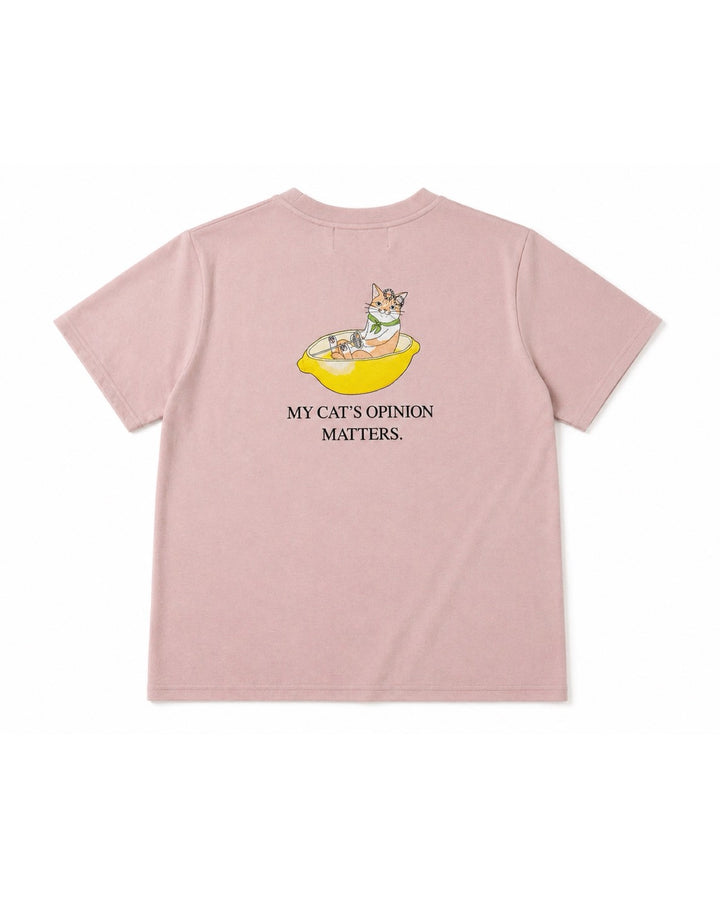 【即日発送】Cat Bath Back Print Tee