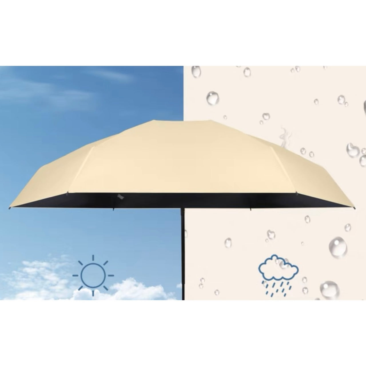 [White Same Day Shipping] Compact Umbrella