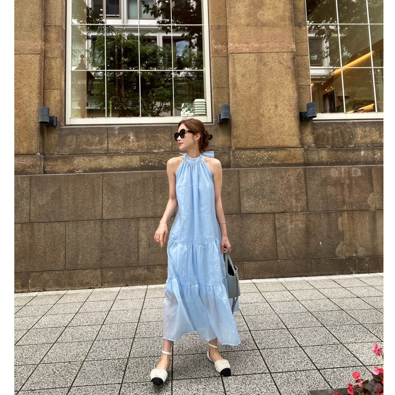 Sサイズ即日発送】ホルターネックフレアワンピース – TORUGATO