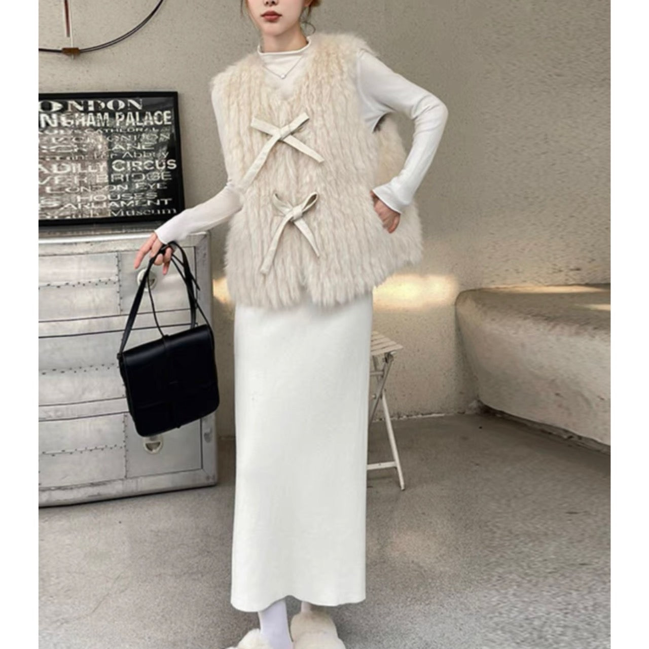 エコファーリボンベスト – TORUGATO