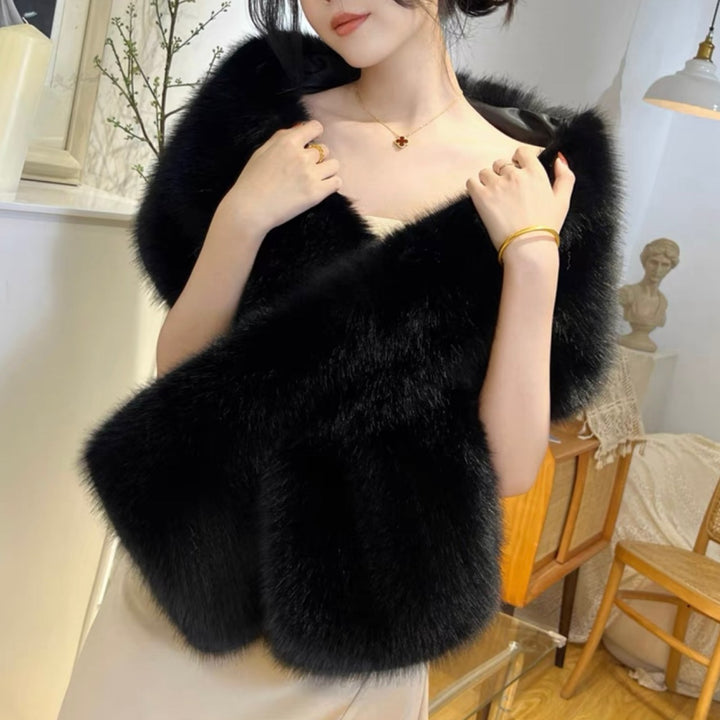Eco fur big stole