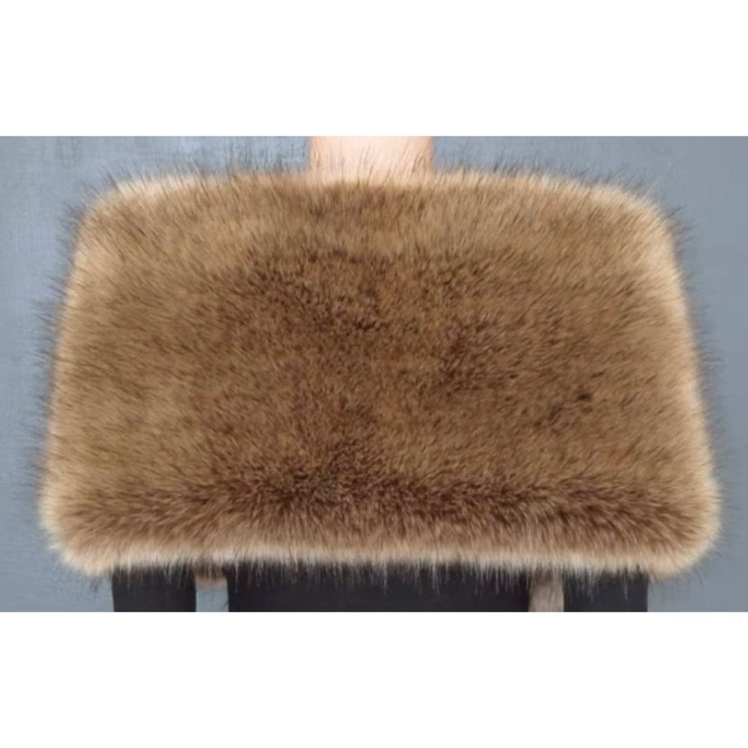Eco fur big stole