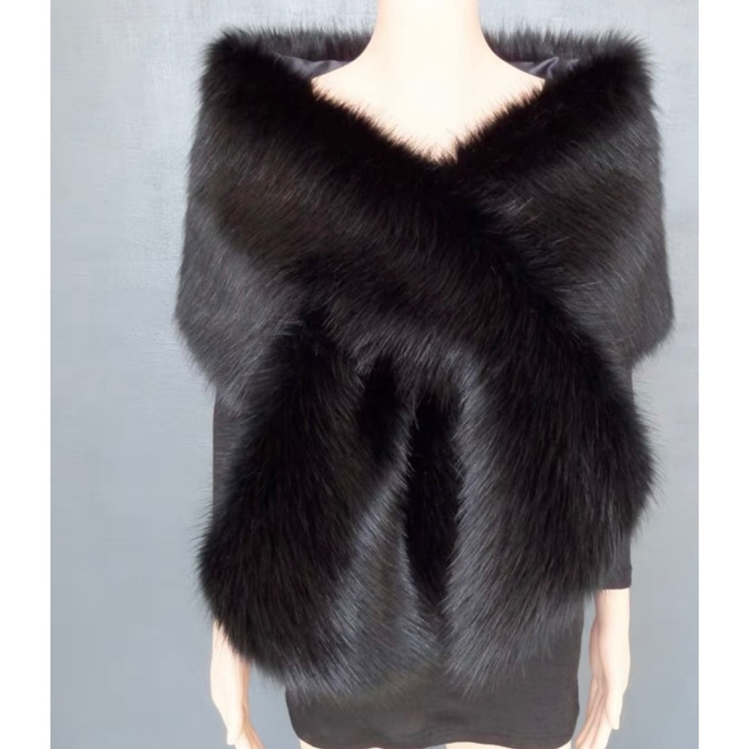 Eco fur big stole