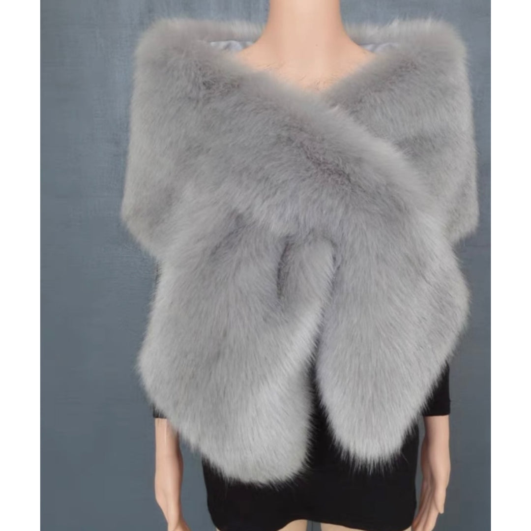 Eco fur big stole