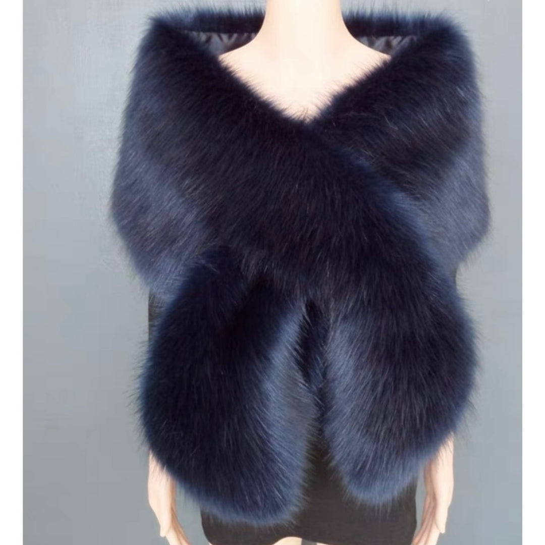 Eco fur big stole