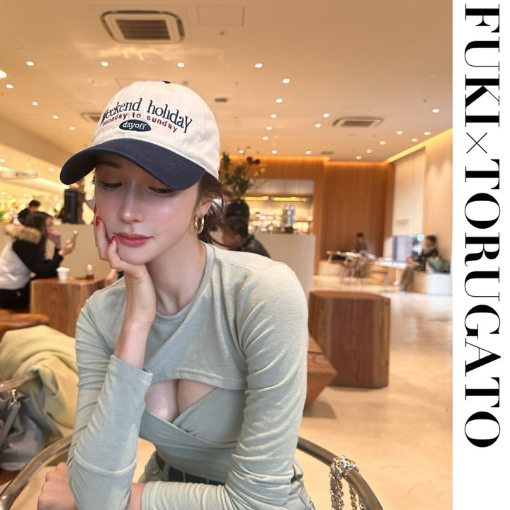 Two-tone baseball cap
