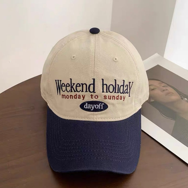 Two-tone baseball cap