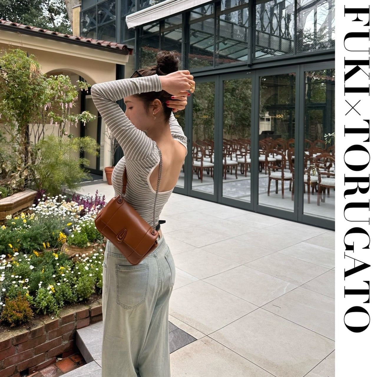 即日発送】バックオープンTシャツ（ボーダー） – TORUGATO