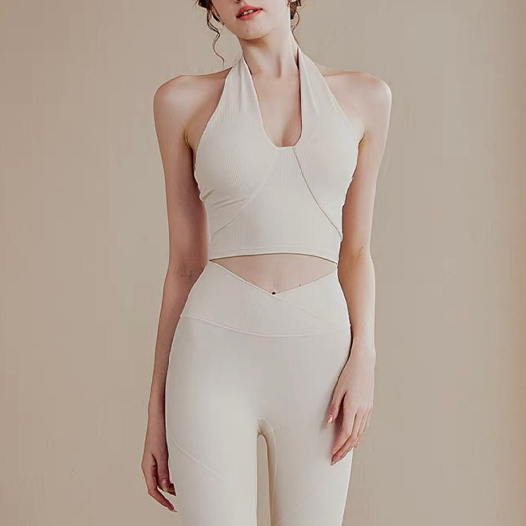 ホルターネックV首ウエア