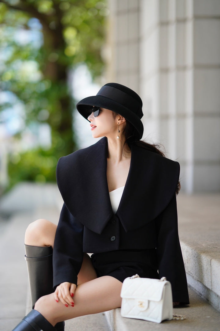 【即日発送】Big collar jacket