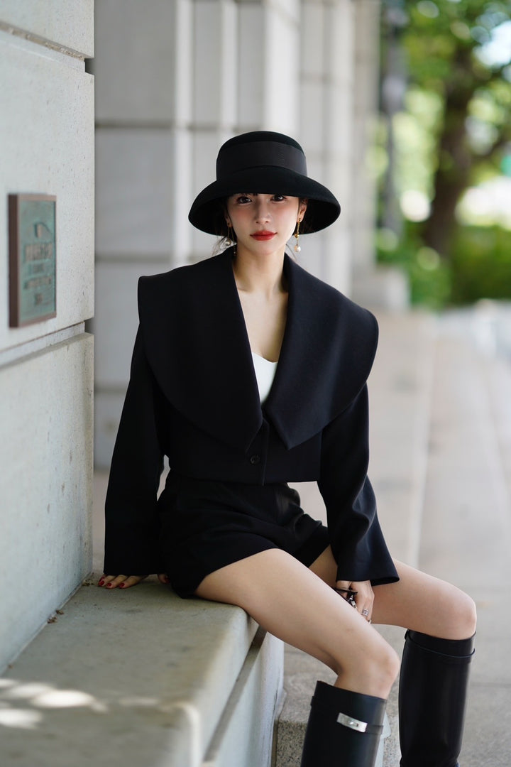 【即日発送】Big collar jacket