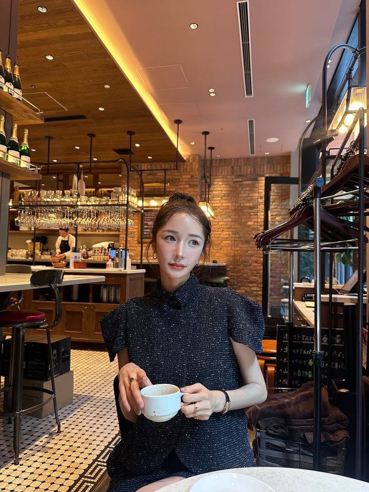 【即日発送】CAMMY knit tulip shirt