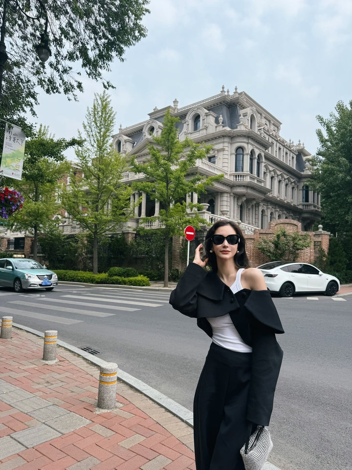 【即日発送】Big collar jacket