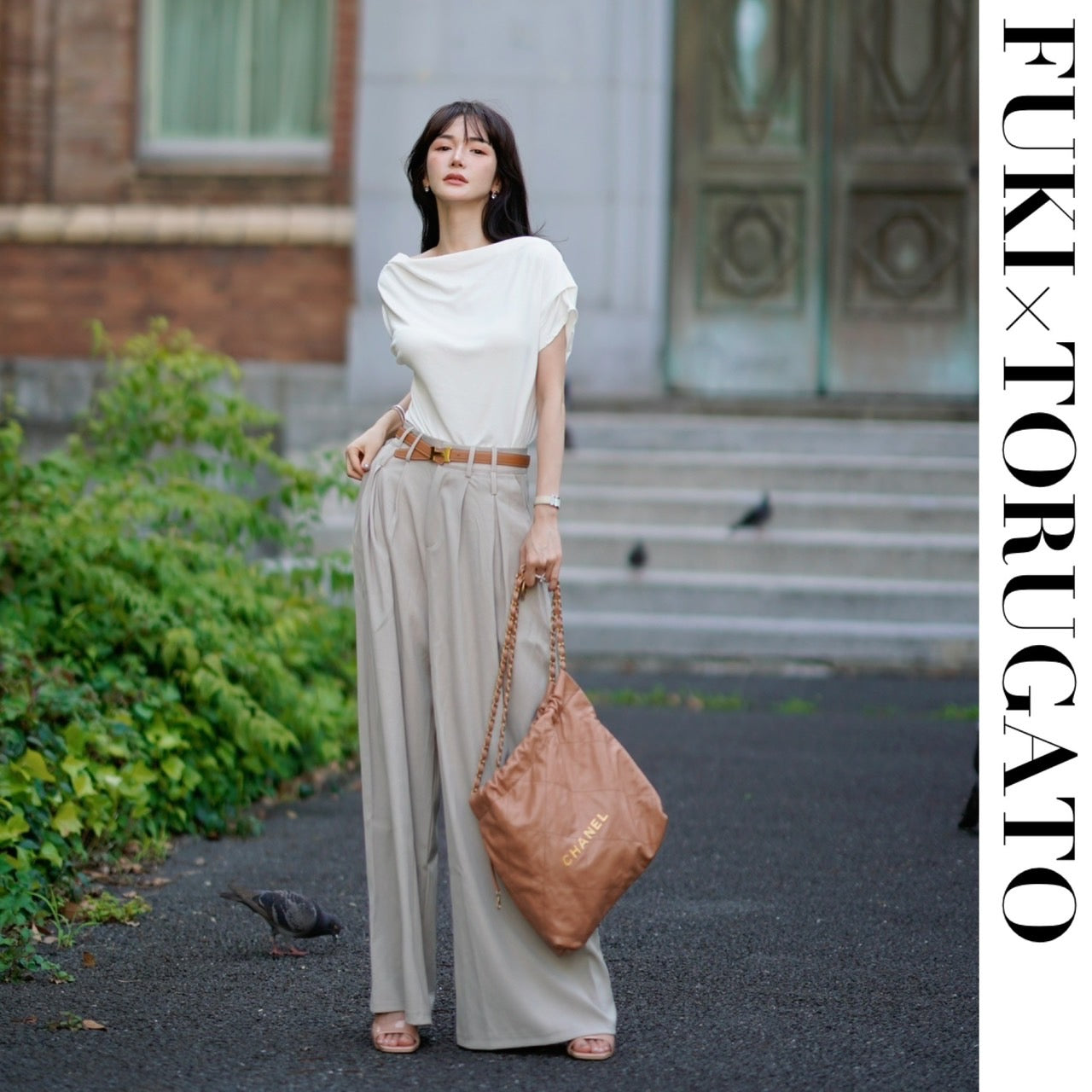 Same day shipping] One side off shoulder T-shirt – TORUGATO