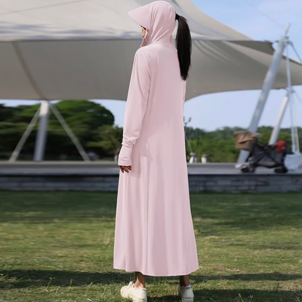 ピンク,イエロー,カーキ即日発送】UV遮熱ワンピース – TORUGATO