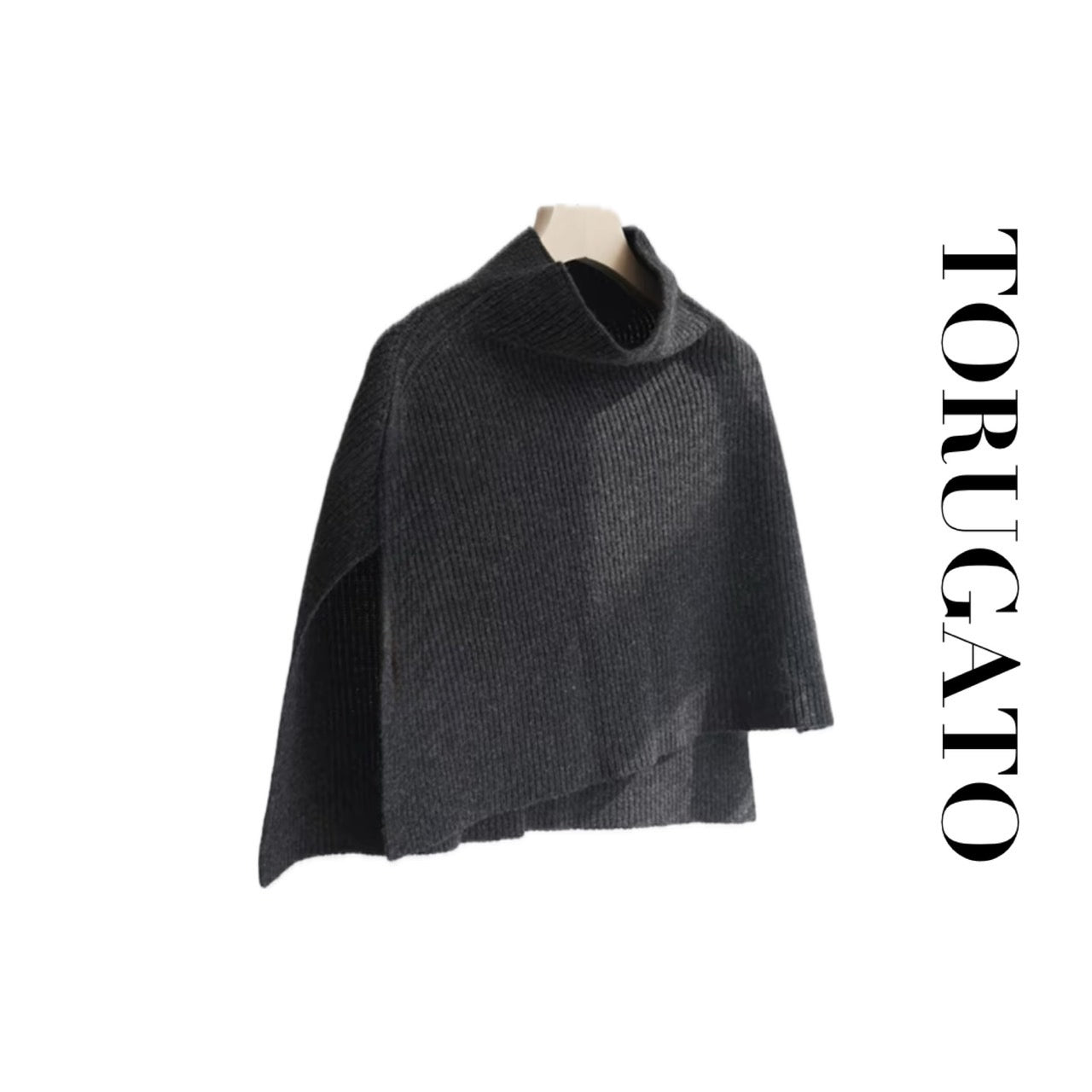 AP STUDIO ベージュ リブニットケープ　 フリーサイズ　完売品 オフホワイト即日発送】ケープリブニット – TORUGATO