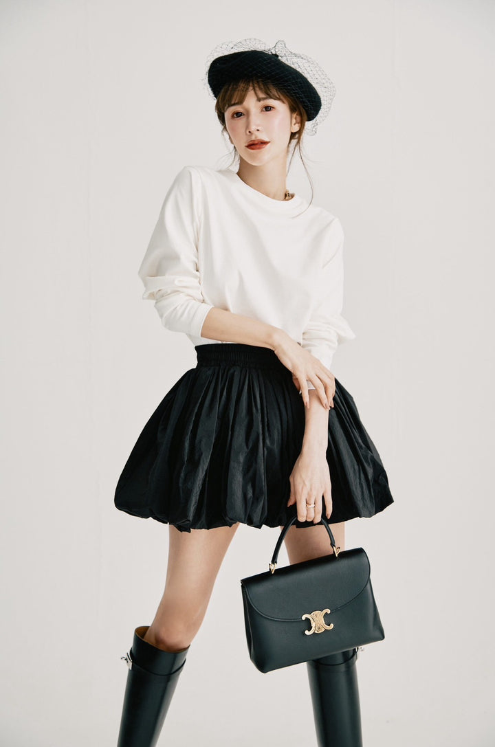 【即日発送】Balloon short skirt