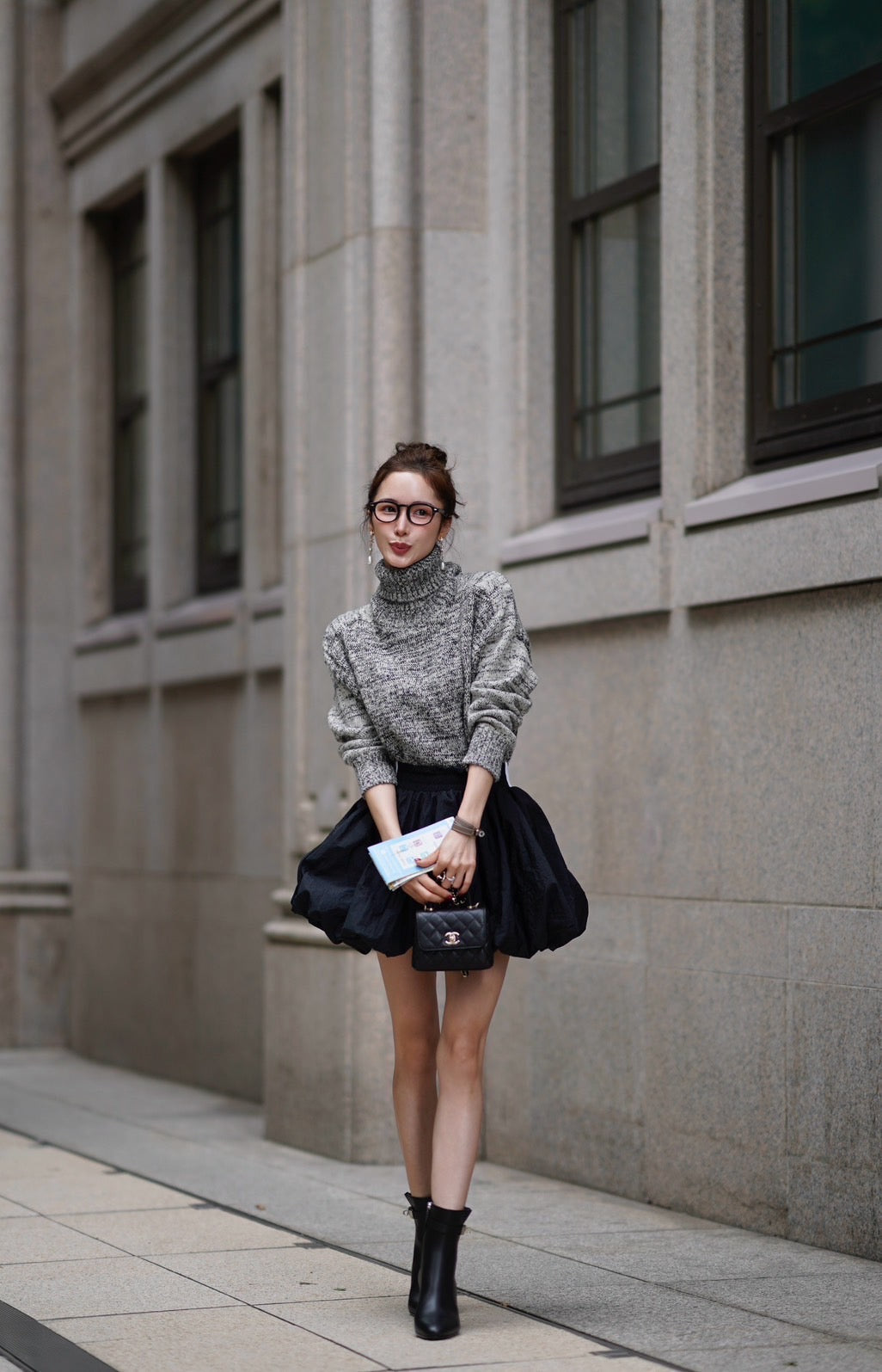 【即日発送】Balloon short skirt