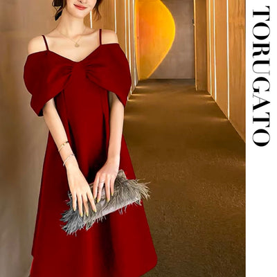 Off shoulder dress dress [Dress up]