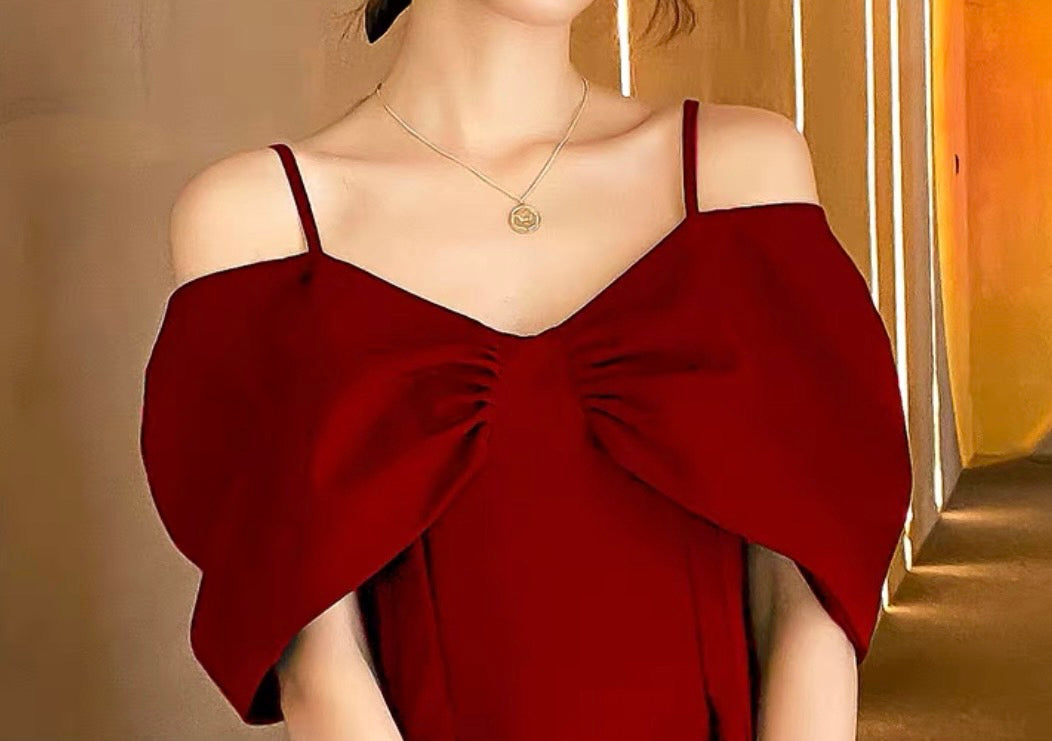 Off shoulder dress dress [Dress up]